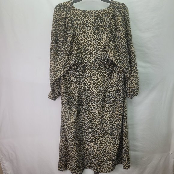 Never Fully Women's Dressed Beach Cover Up Dress Leopard Print - 6 - Picture 1 of 7